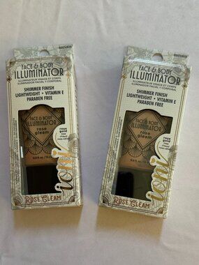 ioni Face & Body Illuminator, Rose Gleam (Gold)  Set of 2 Full Size